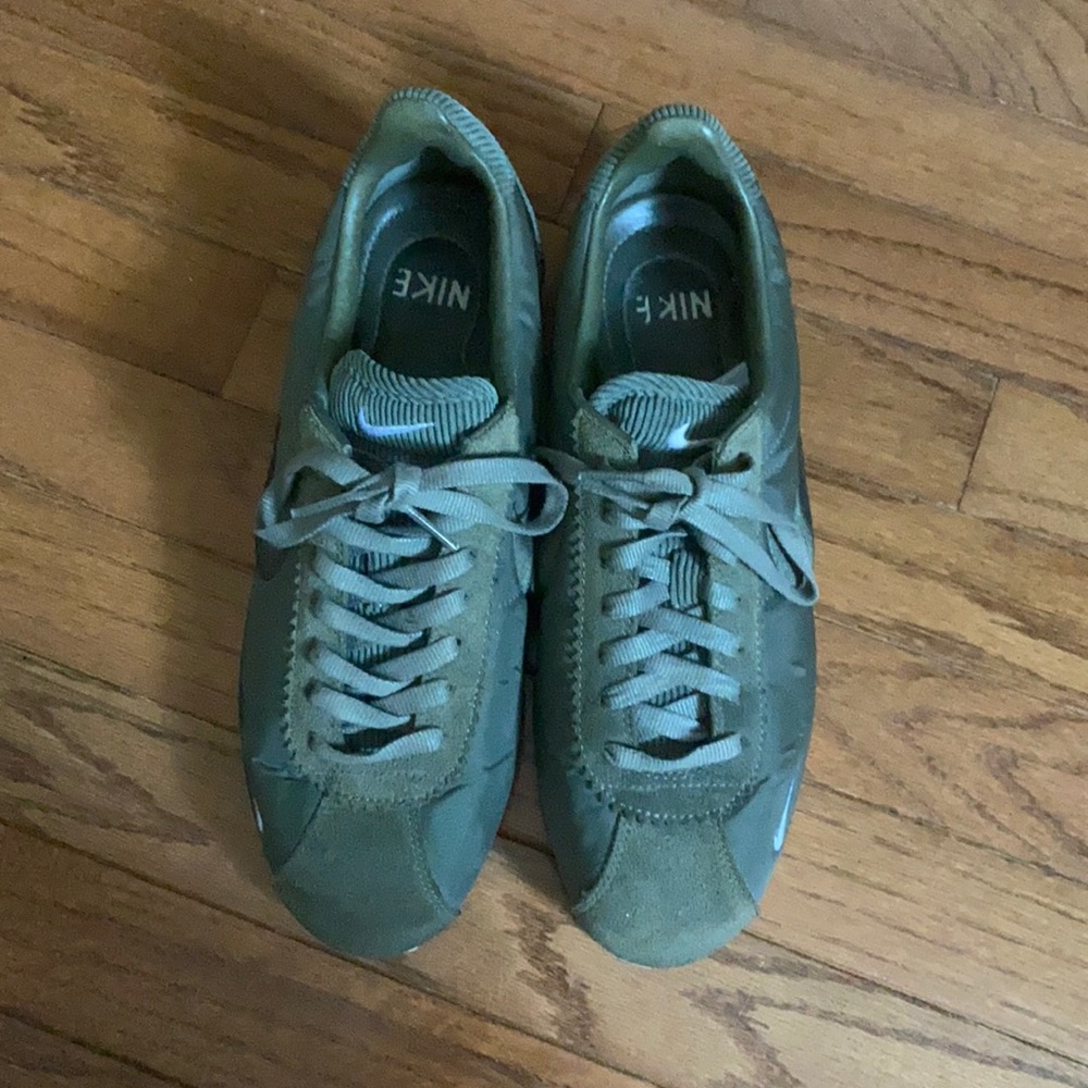 Green Nike Cortez